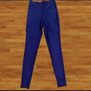 American Apparel Blue Disco Pants